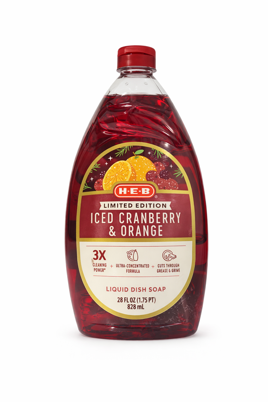 Heb holiday dish soap